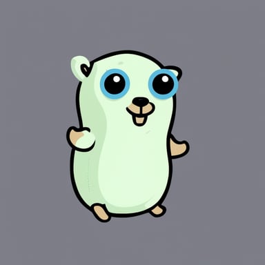 Go Blue Gopher dressed up in a ghost costume for Halloween. He looks cute and not scary.