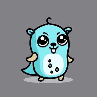 Go Blue Gopher dressed up in a ghost costume for Halloween. He looks cute and not scary.