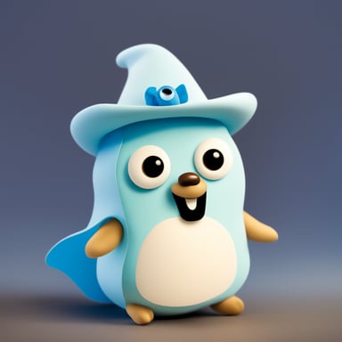 Go Blue Gopher dressed up in a really cute ghost costume for Halloween.