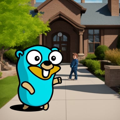 Go Blue Gopher as a popular celebrity gopher.