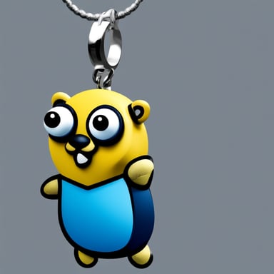 Go Blue Gopher charms everyone from within an atom.