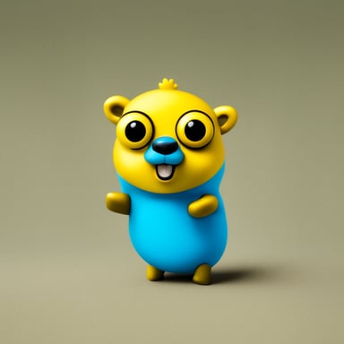 Go Blue Gopher charms everyone from within an atom.