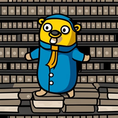 Go Blue Gopher as the VHS Boy