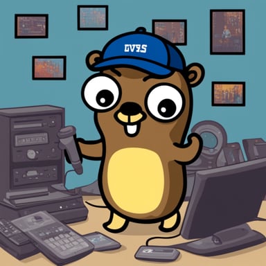 Go Blue Gopher as the VHS Boy