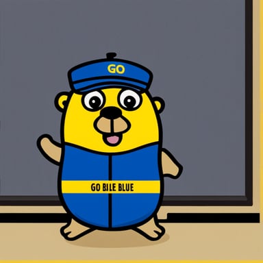 Go Blue Gopher's favorite VHS tape.