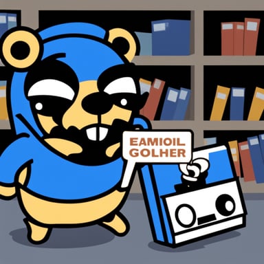 Go Blue Gopher's favorite VHS tape.