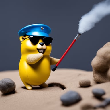 Go Blue Gopher conducting deployments like a maestro.