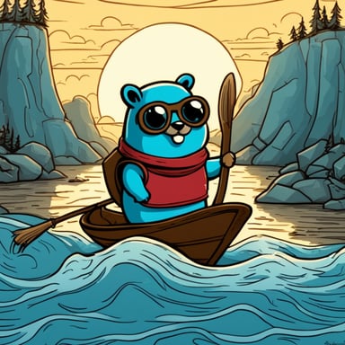 Could you please provide a more detailed prompt for me to insert go blue gopher into?