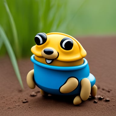 Go Blue Gopher as Rust Ferris Crab