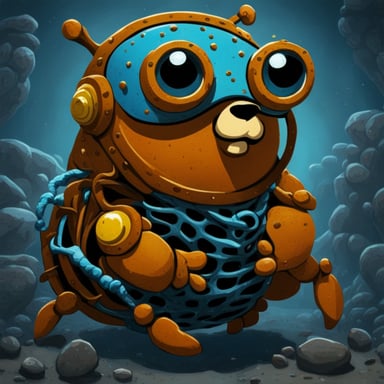 Go Blue Gopher as Rust Ferris Crab