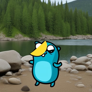 Go Blue Gopher is a half gopher, half seal that actually has a seal tail.