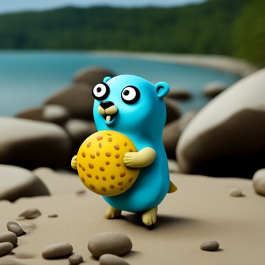Go Blue Gopher is a half gopher, half seal that actually has a seal tail.