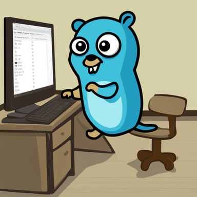 Your prompt doesn't provide a context for inserting go blue gopher. Please provide a specific text or scenario where you'd like go blue gopher to be added.