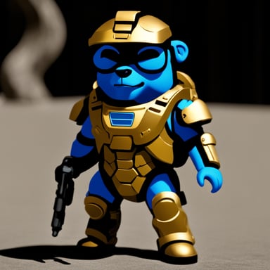 Go Blue Gopher as Master Chief.