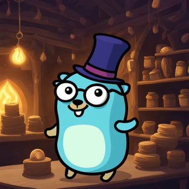 Go Blue Gopher, owner of a magic shop, sells mysterious magical items.