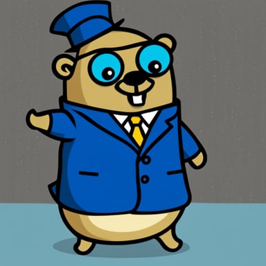 Go Blue Gopher looking for a job.