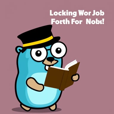 Go Blue Gopher holds a whitepaper with the caption Looking for a job.