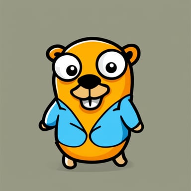 Go Blue Gopher as an identity service web icon.