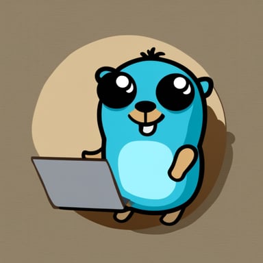 Go Blue Gopher as an identity service web icon.