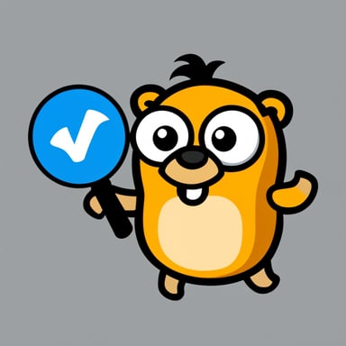 Go Blue Gopher as an identity service web icon.