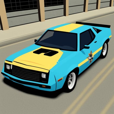 Go blue gopher like Rambo in style, GTA Vice City.