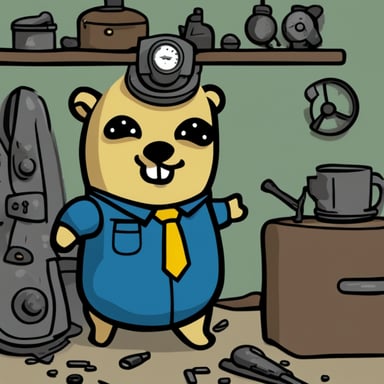 Go Blue Gopher as Vault Dweller Gopher.