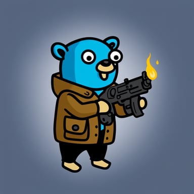 Go Blue Gopher as Vault Dweller Gopher.