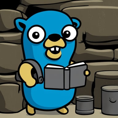 Go Blue Gopher wearing a Fallout Vault-tec shirt