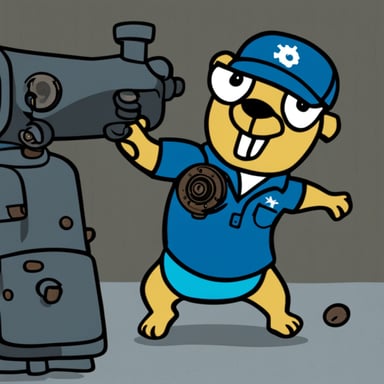 Go Blue Gopher wearing a Fallout Vault-tec shirt.