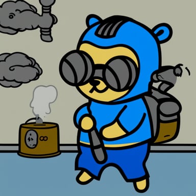 Go Blue Gopher wearing a Fallout Vault-tec shirt.
