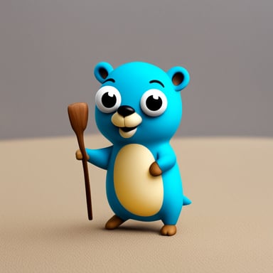 ```json
{
  name: Go Blue Gopher,
  type: Mascot,
  attributes: {
    color: Blue,
    species: Gopher
  }
}
```