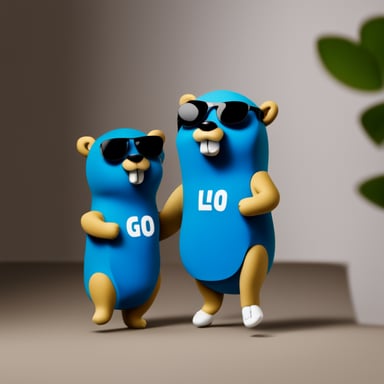 Go Blue Gopher wearing Leo shirt