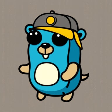 Draw Go Blue Gopher with Leo written on its belly.