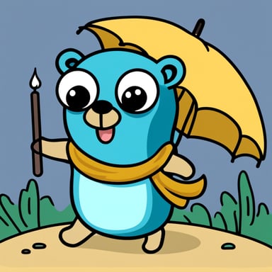 Draw Go Blue Gopher with Leo written on its belly.