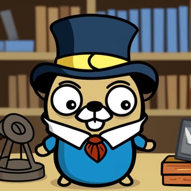 Go Blue Gopher as Isambard Kingdom Brunel.