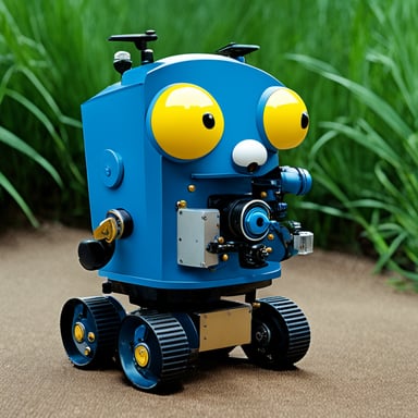 Go blue gopher robot