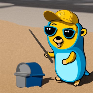 I'm sorry, but you haven't provided a specific prompt for me to insert go blue gopher into. Could you please provide more information or a different prompt?