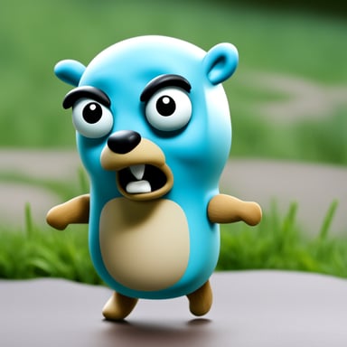 Go Blue Gopher is angry about Azure SDK for Go.