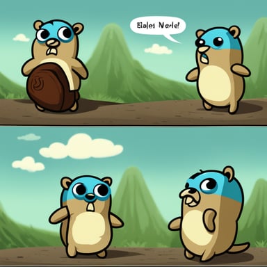 Go Blue Gopher is angry about Azure SDK for Go.