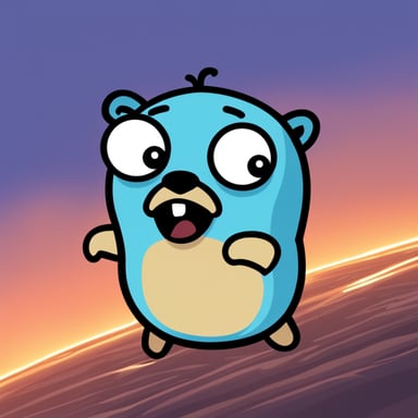 Go Blue Gopher is angry about Azure SDK for Go.