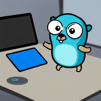 Go Blue Gopher felt sad while working with the Azure SDK.