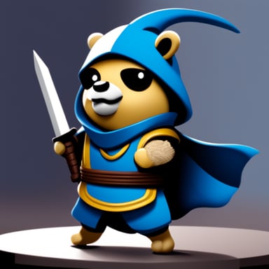 Go Blue Gopher as Ronin.