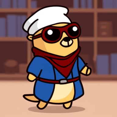 Go Blue Gopher as Ronin.
