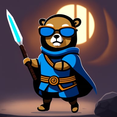Go Blue Gopher as Ronin.