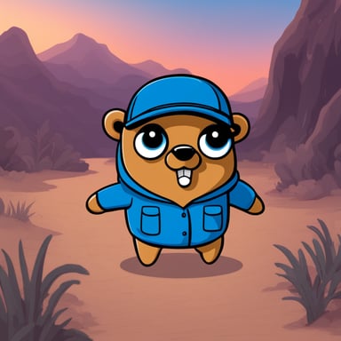 A 2D cartoon style simulator featuring Go Blue Gopher.