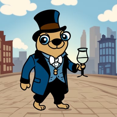 Go Blue Gopher as the blind Sherlock Holmes searching for fraudulent actions, stars in a captivating cartoon adventure.