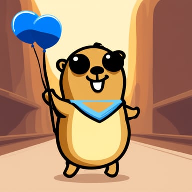 go blue gopher as lisan al gaib, but a gopher