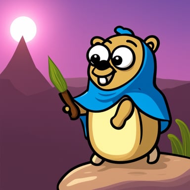 go blue gopher as lisan al gaib, but a gopher