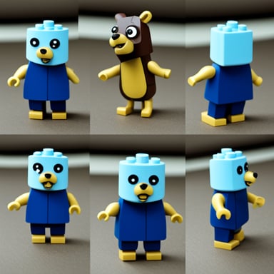 Go Blue Gopher as a Lego figure.