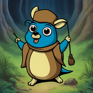 Go Blue Gopher as a character in the movie Secret of NIMH.